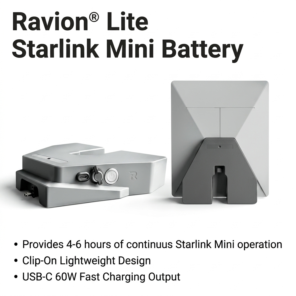 Ravion Battery Lite for Starlink Mini