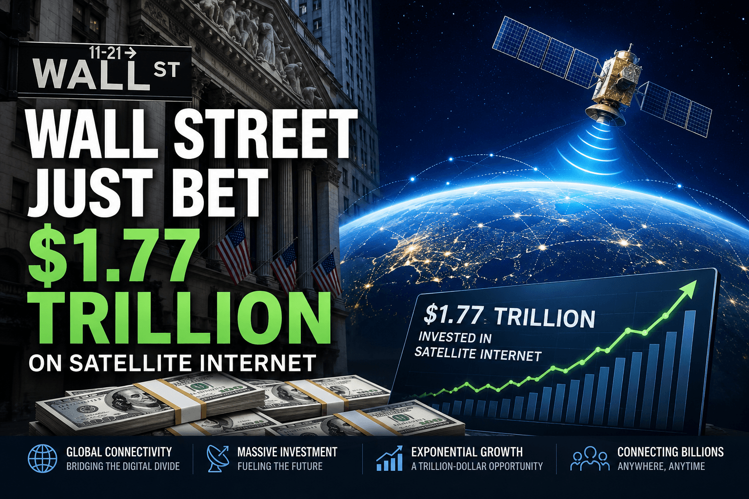 Wall Street Just Bet $1.77 Trillion on Satellite Internet